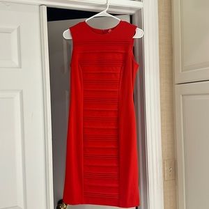 Calvin Klein Red Dress Size 4